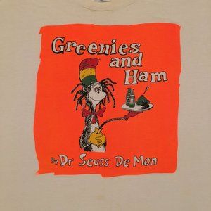 Vintage 90s Rasta Dr. Seuss Heineken beer tshirt